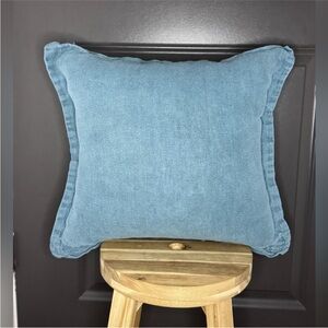 Bed Threads Linen Cushion Cover | ~18" Square | Petrol | Casual Luxury Upgrade